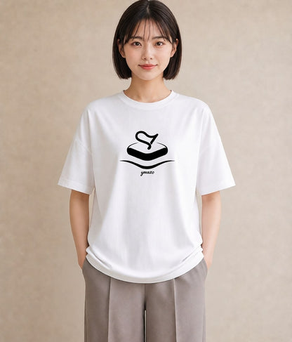 デザインTシャツ レディース スイーツ お菓子 デザート イラスト 北欧風 在宅 公園 白T