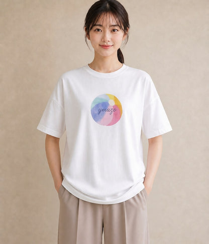 プリントTシャツ レディース だんご 食べ物 フード イラスト 休日コーデ 買い物 夏コーデ 白T