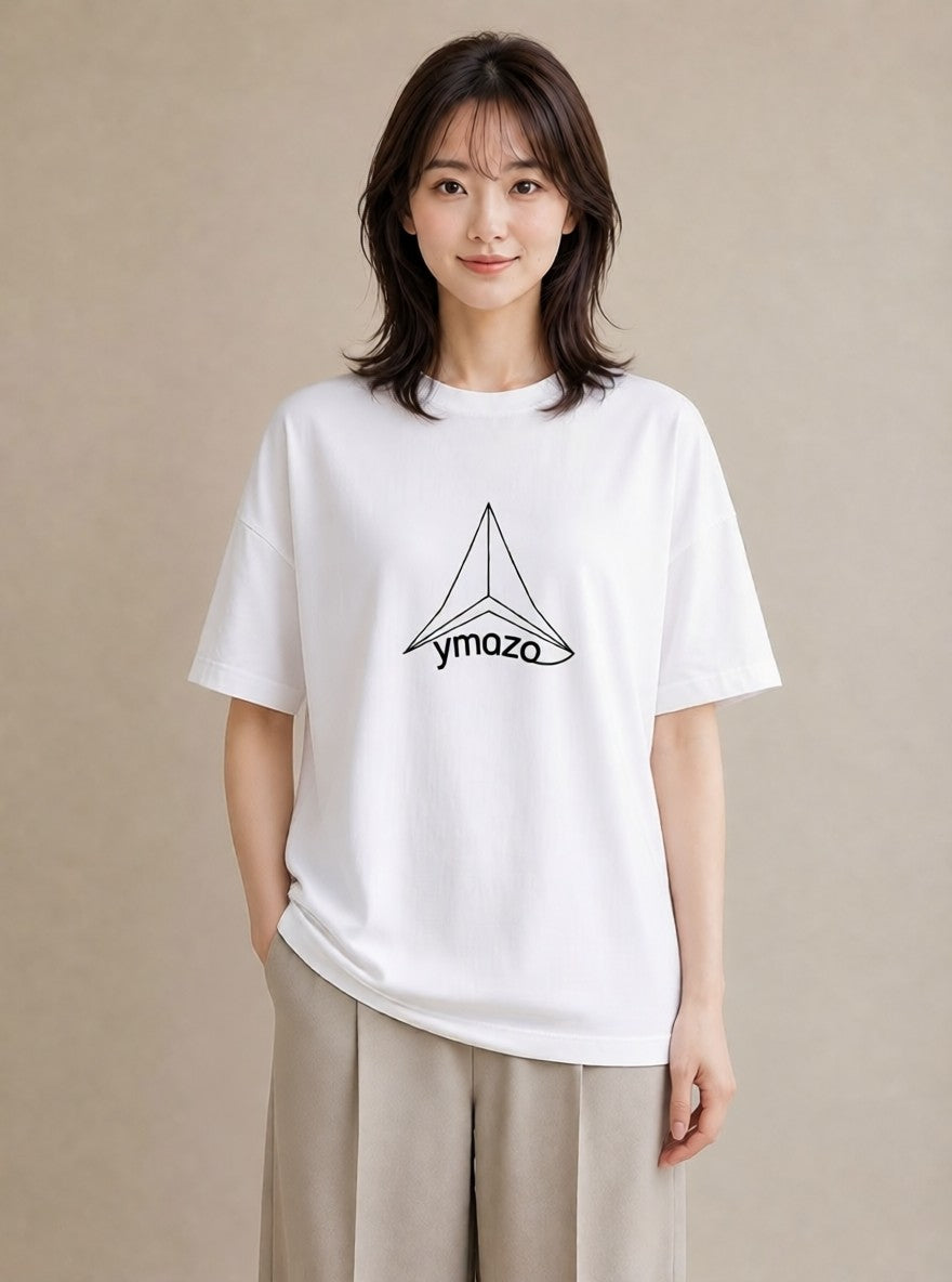 半袖Tシャツ レディース 折り鶴 折り紙 ナチュラル アンティーク イラスト ニュアンス カジュアルコーデ 買い物 白T