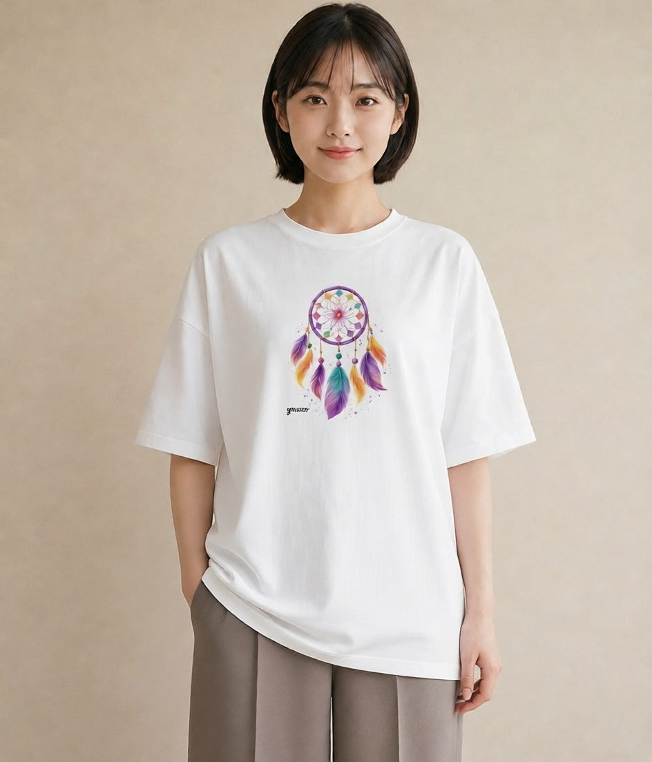 グラフィックTシャツ レディース 風鈴 ガラス 夏 ナチュラル アンティーク イラスト 誕生日プレゼント 綿100 白T