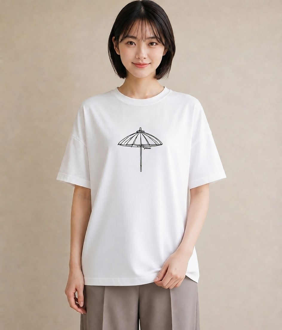デザインTシャツ レディース 風鈴 ガラス 夏 ナチュラル アンティーク イラスト 手描き風 女性 旅行用 白T