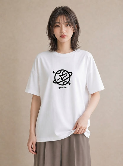 プリントTシャツ レディース 旅 トラベル スタンプ イラスト きれいめ 夏コーデ 通学 白T