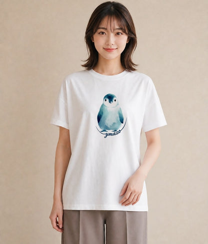 Tシャツ レディース 白文鳥 ペット 動物 イラスト ゆるかわ 春コーデ 姉妹 白T