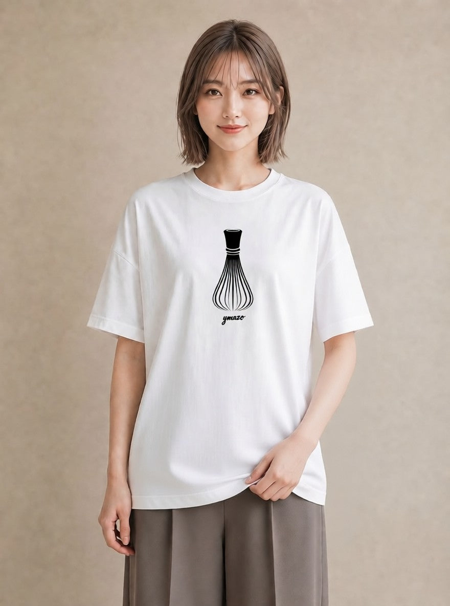グラフィックTシャツ レディース 風鈴 ガラス 夏 ナチュラル アンティーク イラスト ミニマル カジュアルコーデ 買い物 白T