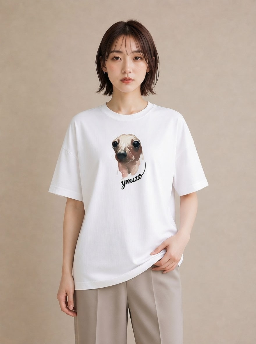 半袖Tシャツ レディース ラッコ 動物 アニマル イラスト 休日コーデ 送別ギフト 通勤 白T