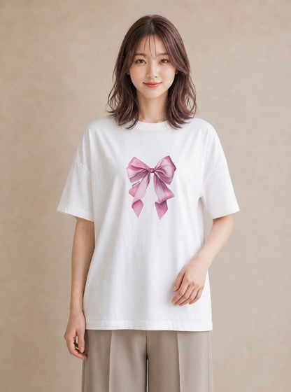 Tシャツ レディース バレエシューズ バレエ トウシューズ ナチュラル アンティーク イラスト 線画 誕生日プレゼント 綿100 白T