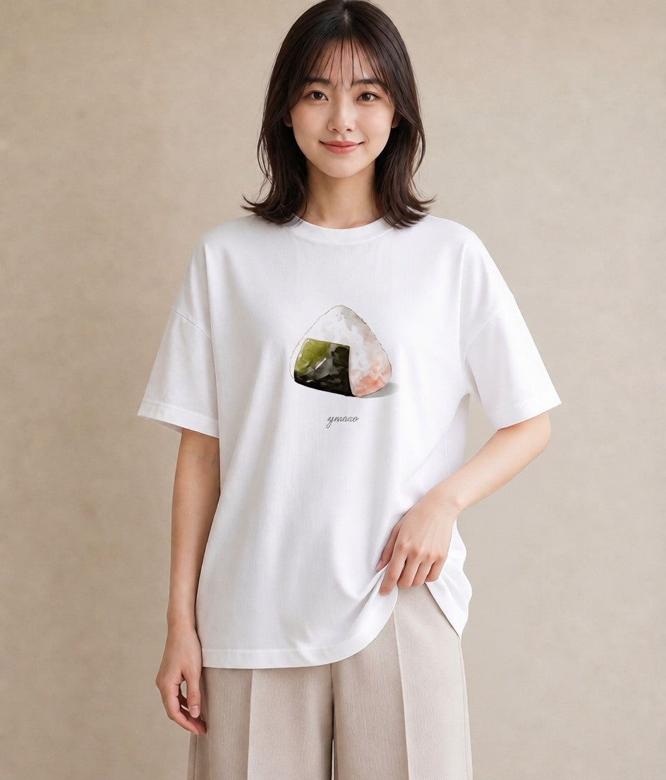 グラフィックTシャツ レディース どら焼き 食べ物 フード イラスト 普段使い 親子 20代 白T