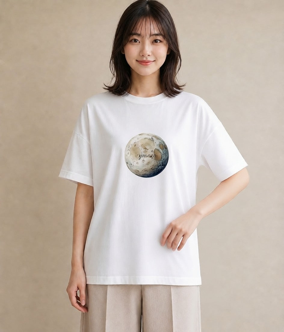 半袖Tシャツ レディース 天秤座 星空 宇宙 イラスト ポップ レイヤード 友達ギフト 白T