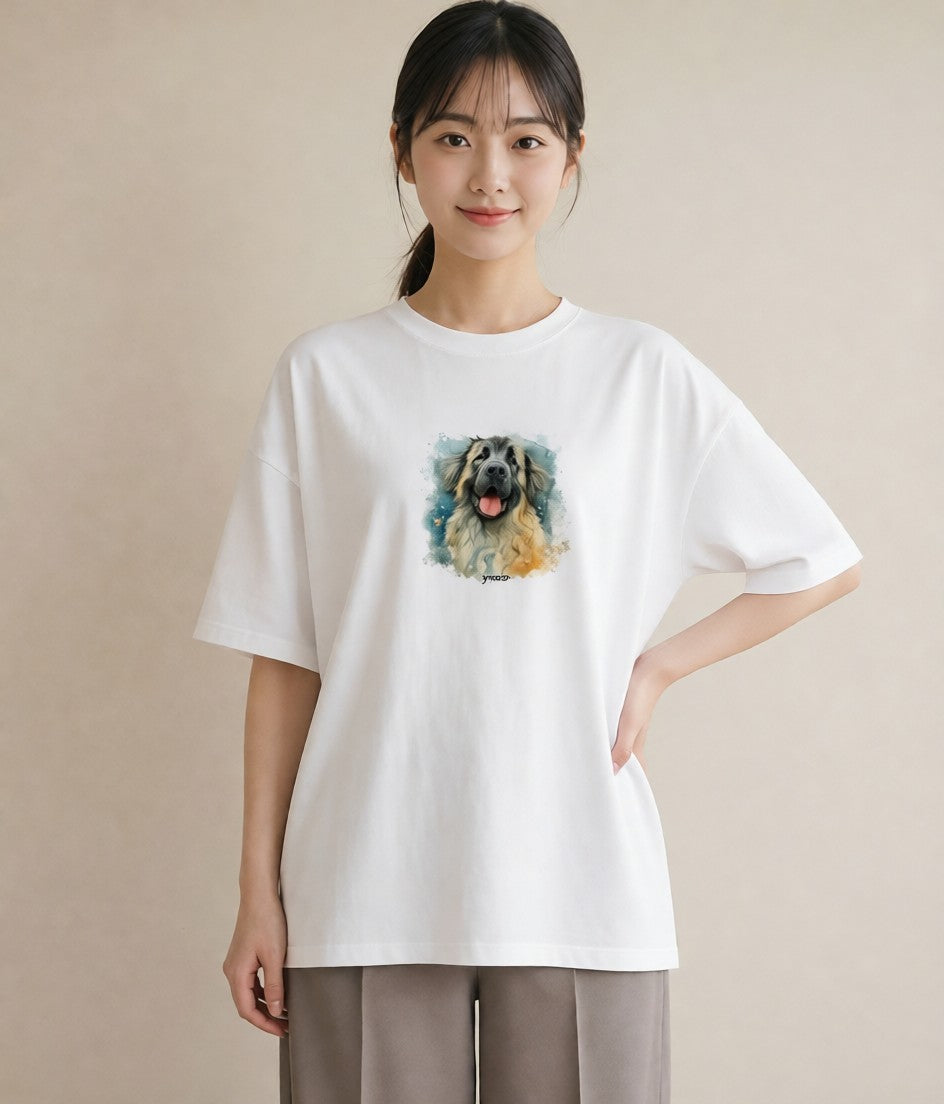 デザインTシャツ レディース 黒柴 犬 いぬ イラスト シック 親子 20代 白T