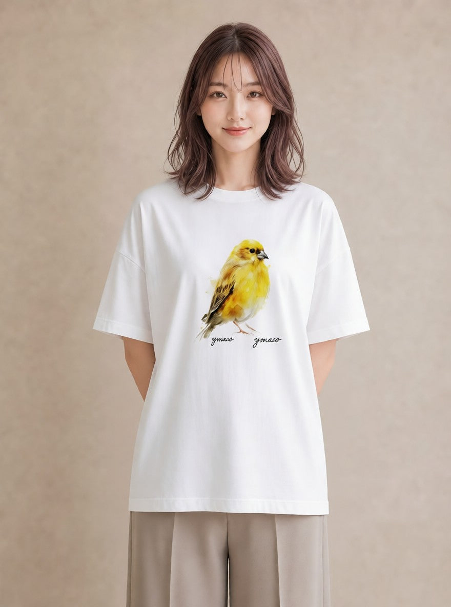 デザインTシャツ レディース オカメインコ ペット 動物 イラスト カフェコーデ 部屋着 女性向けギフト 白T