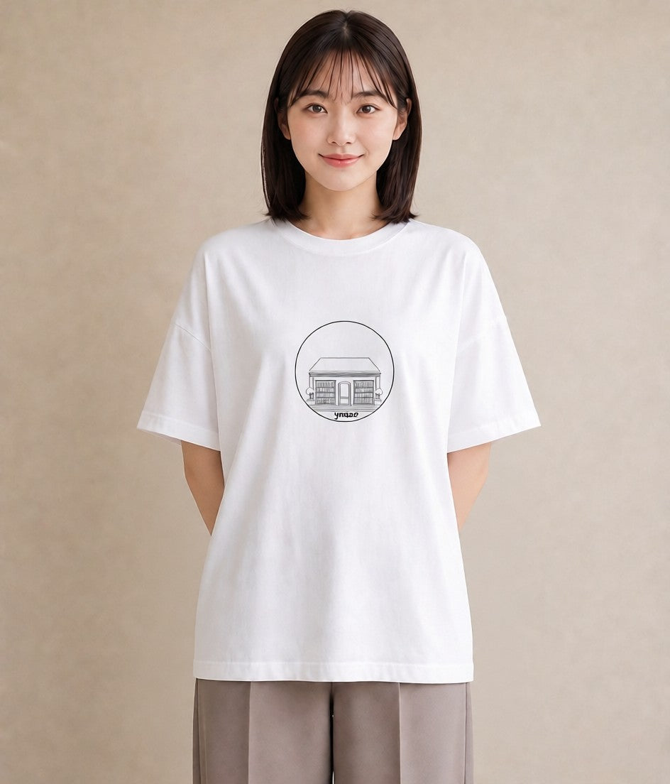 グラフィックTシャツ レディース 本 読書 ブック イラスト 韓国風 ギフト 母の日 白T
