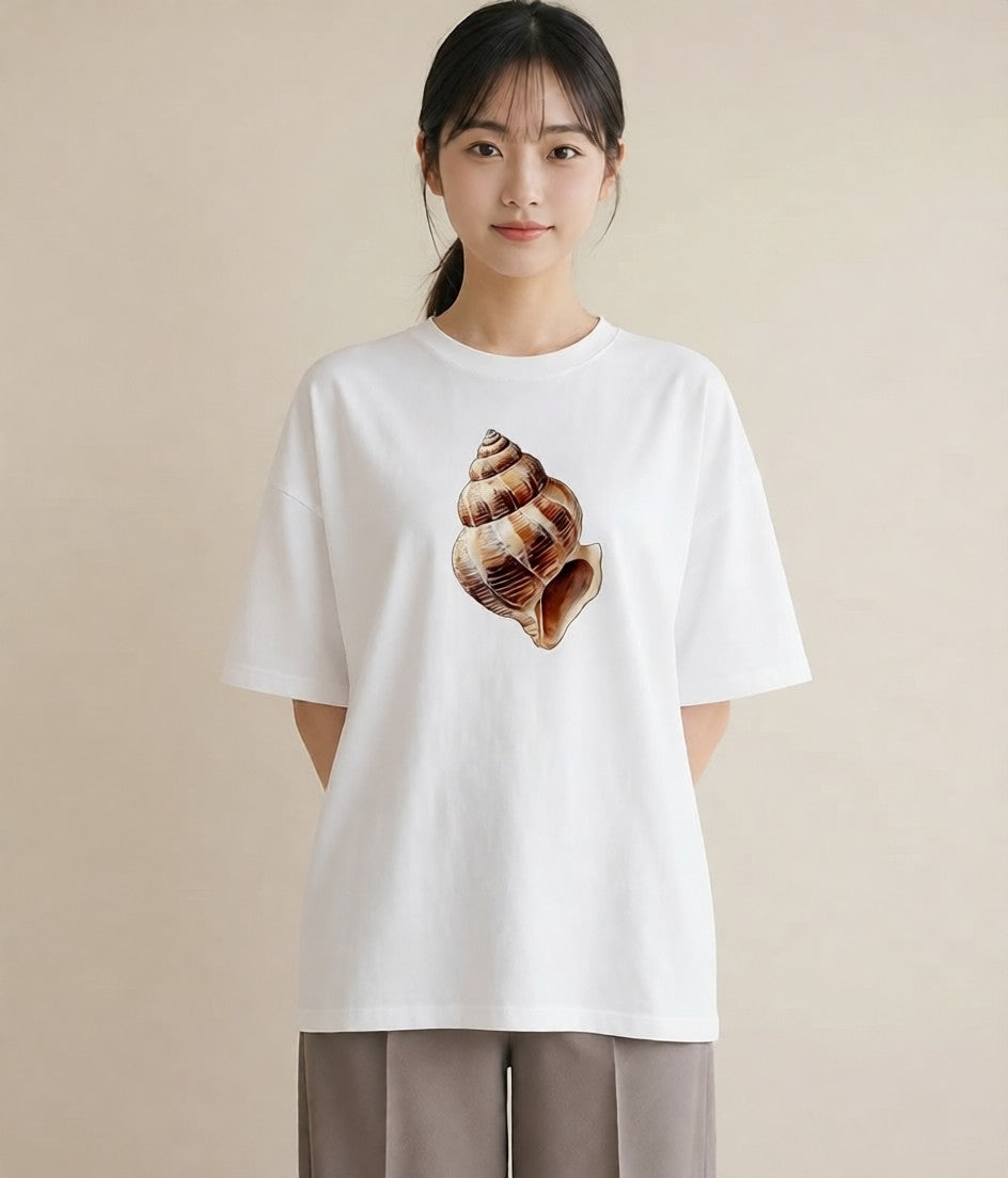 半袖Tシャツ レディース どんぐり 植物 ボタニカル イラスト アート風 姉妹 送別ギフト 白T