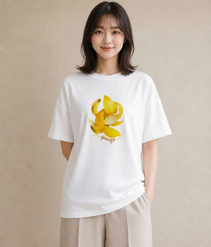 Tシャツ レディース バナナ 食べ物 フード イラスト シック 公園 ママ 白T