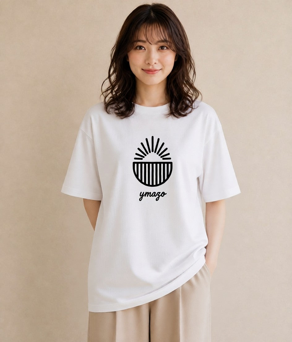 半袖Tシャツ レディース パールピアス アクセサリー ナチュラル アンティーク イラスト ニュアンス 旅行用 海 白T