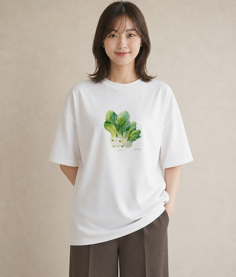 グラフィックTシャツ レディース チンアナゴ 海の生き物 海 イラスト 淡色 春服 ミセス 白T