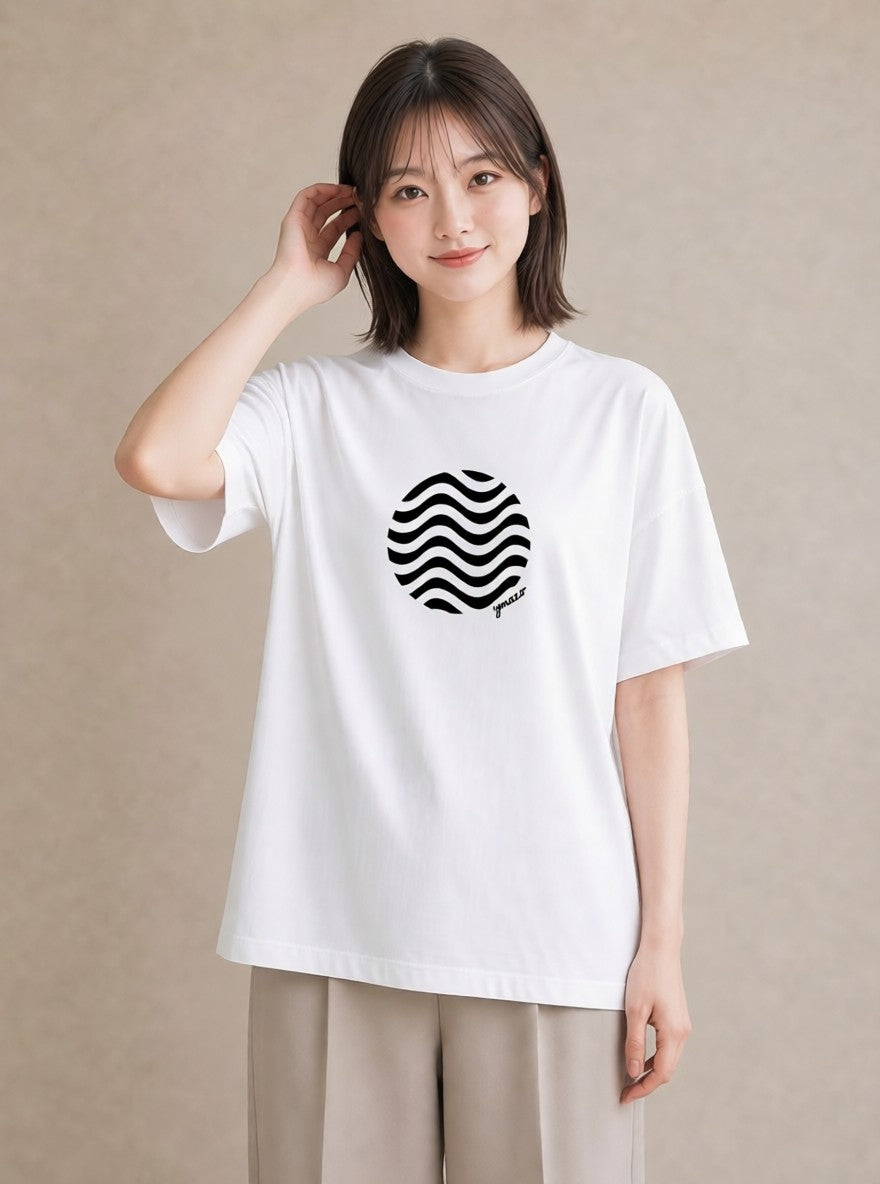 Tシャツ レディース 海 リゾート 夏 イラスト シンプル 姉妹 送別ギフト 白T