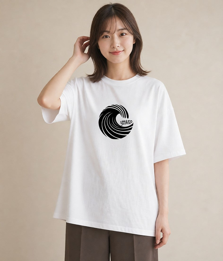 半袖Tシャツ レディース 海 リゾート 夏 イラスト フェミニン カフェ巡り 女子会 白T