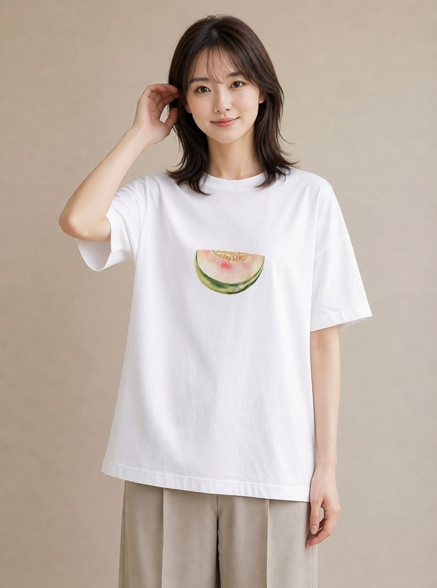 Tシャツ レディース アボカド 食べ物 フード イラスト きれいめ ギフト 母の日 白T
