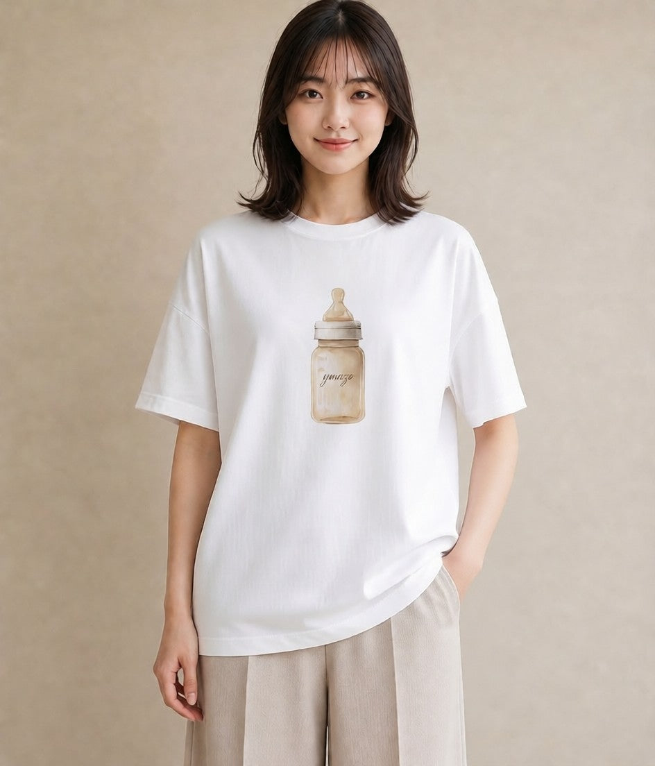 デザインTシャツ レディース クリームソーダ 食べ物 フード イラスト ゆるコーデ 自分用 ルームウェア 白T