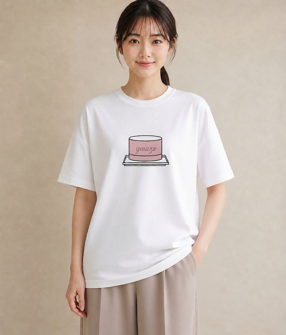 Tシャツ レディース スイーツ お菓子 デザート イラスト 公園 ママ 白T