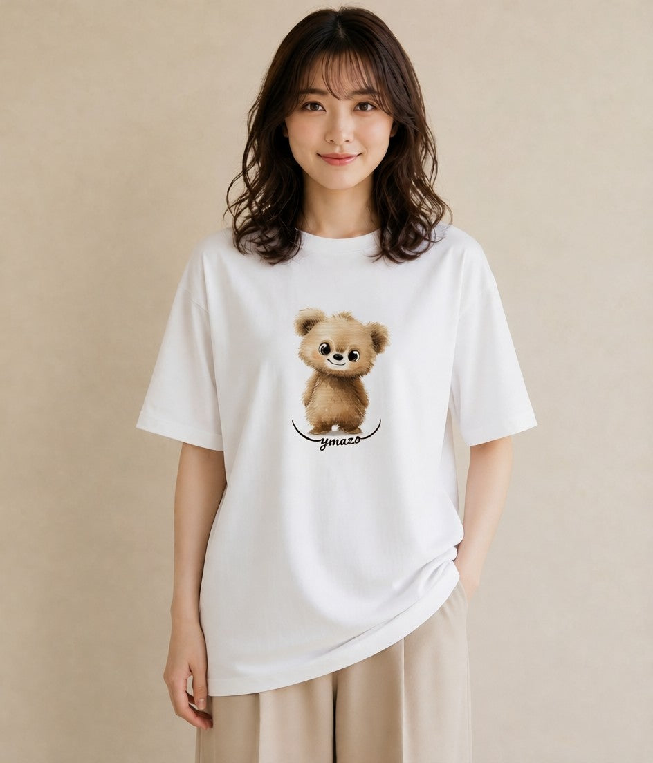 グラフィックTシャツ レディース コアラ 動物 アニマル イラスト カフェコーデ レイヤード 友達ギフト 白T
