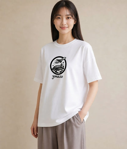 グラフィックTシャツ レディース 旅 トラベル スタンプ イラスト ゆるかわ 通学 誕生日プレゼント 白T