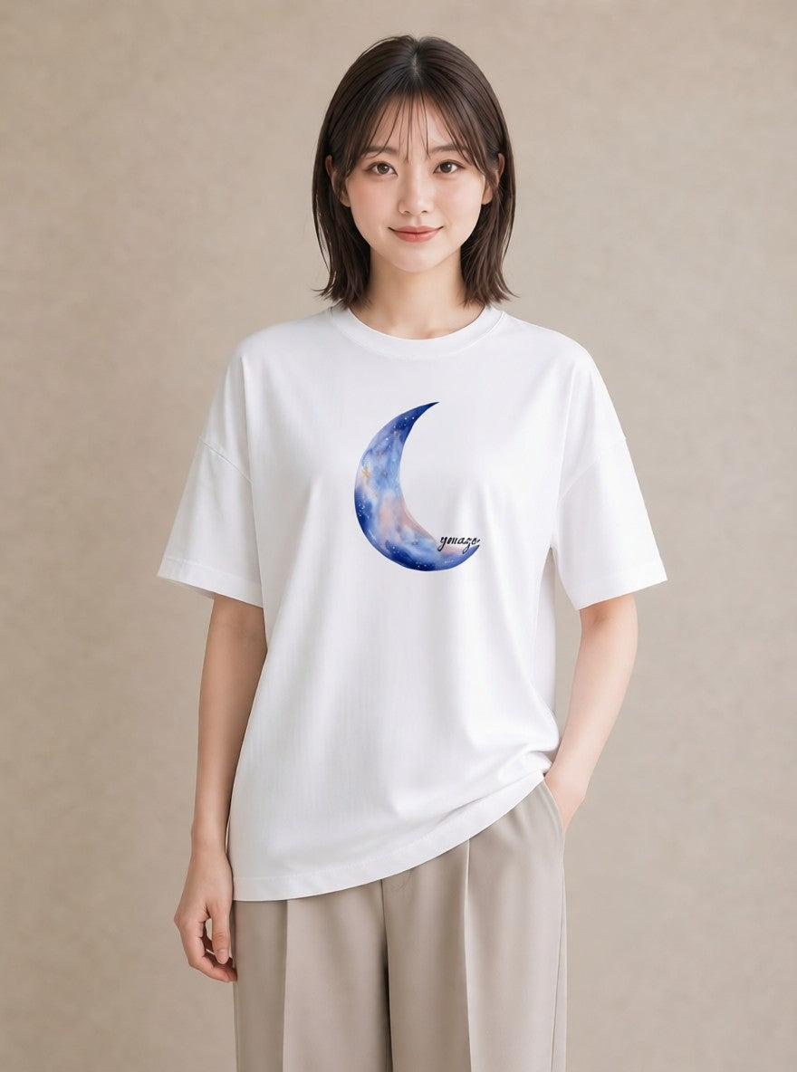 グラフィックTシャツ レディース 射手座 星空 宇宙 イラスト きれいめ 秋コーデ おしゃれギフト 白T