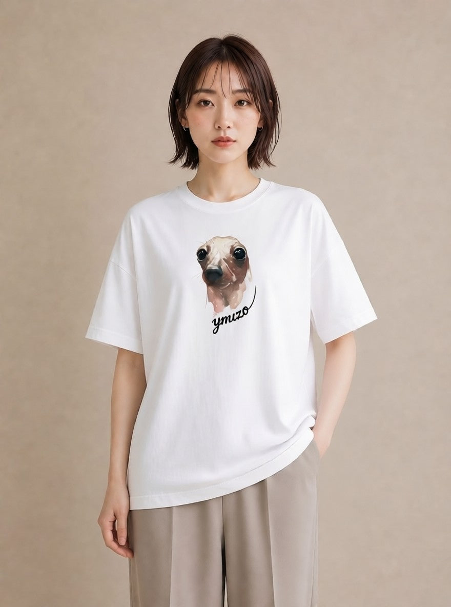 半袖Tシャツ レディース ラッコ 動物 アニマル イラスト 休日コーデ 送別ギフト 通勤 白T