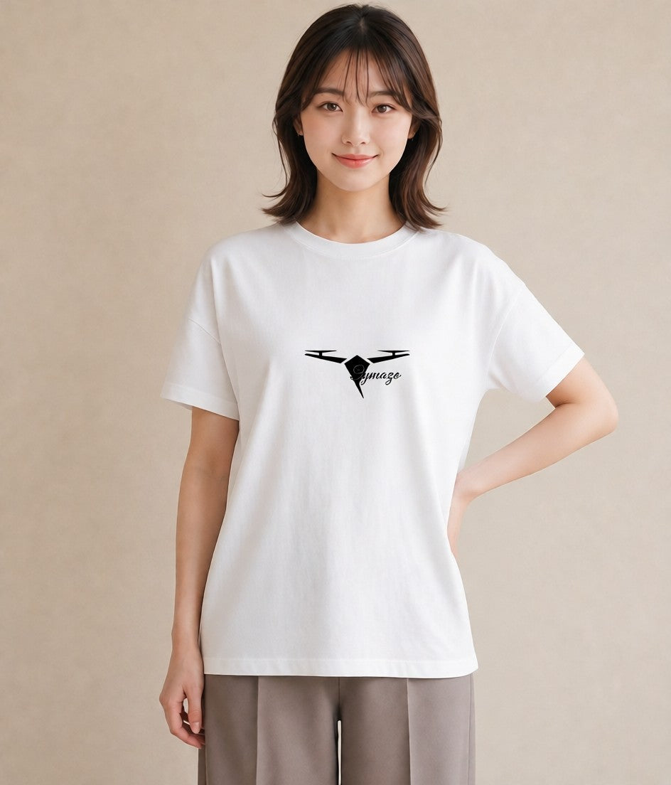 グラフィックTシャツ レディース 折り鶴 折り紙 ナチュラル アンティーク イラスト ラフカジュアル 旅行 母娘コーデ 白T