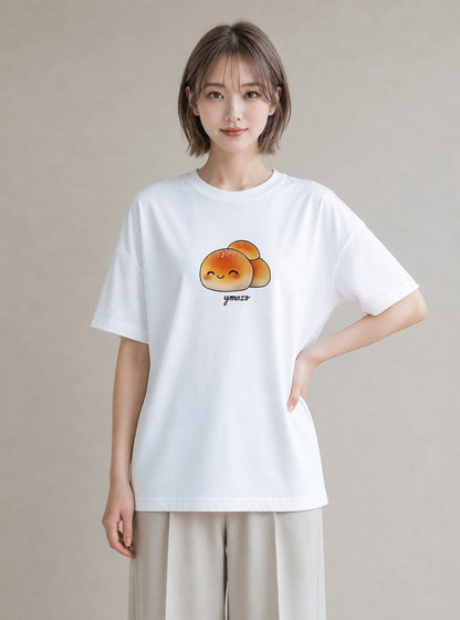 プリントTシャツ レディース ドーナツ 食べ物 フード イラスト シック ルームウェア ギフト 白T