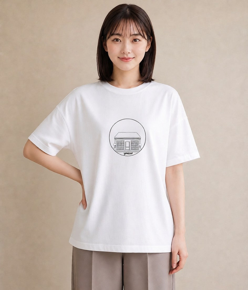 グラフィックTシャツ レディース 本 読書 ブック イラスト 韓国風 ギフト 母の日 白T