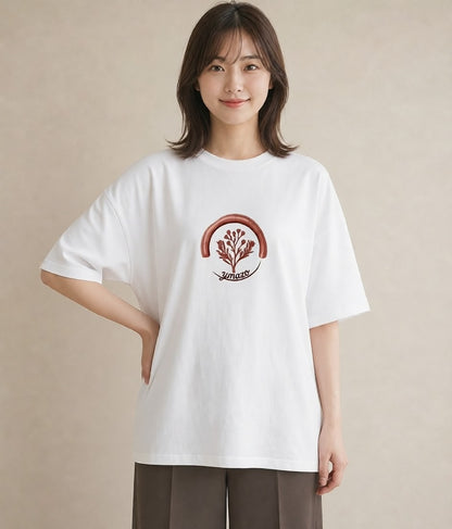 Tシャツ レディース 封蝋 手紙 アンティーク ナチュラル イラスト 姉妹 送別ギフト 白T