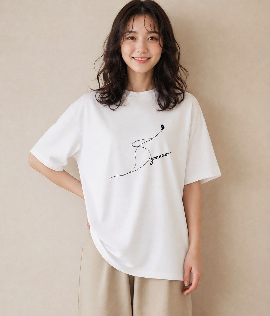 デザインTシャツ レディース 折り鶴 折り紙 ナチュラル アンティーク イラスト 普段使い 通学 誕生日プレゼント 白T