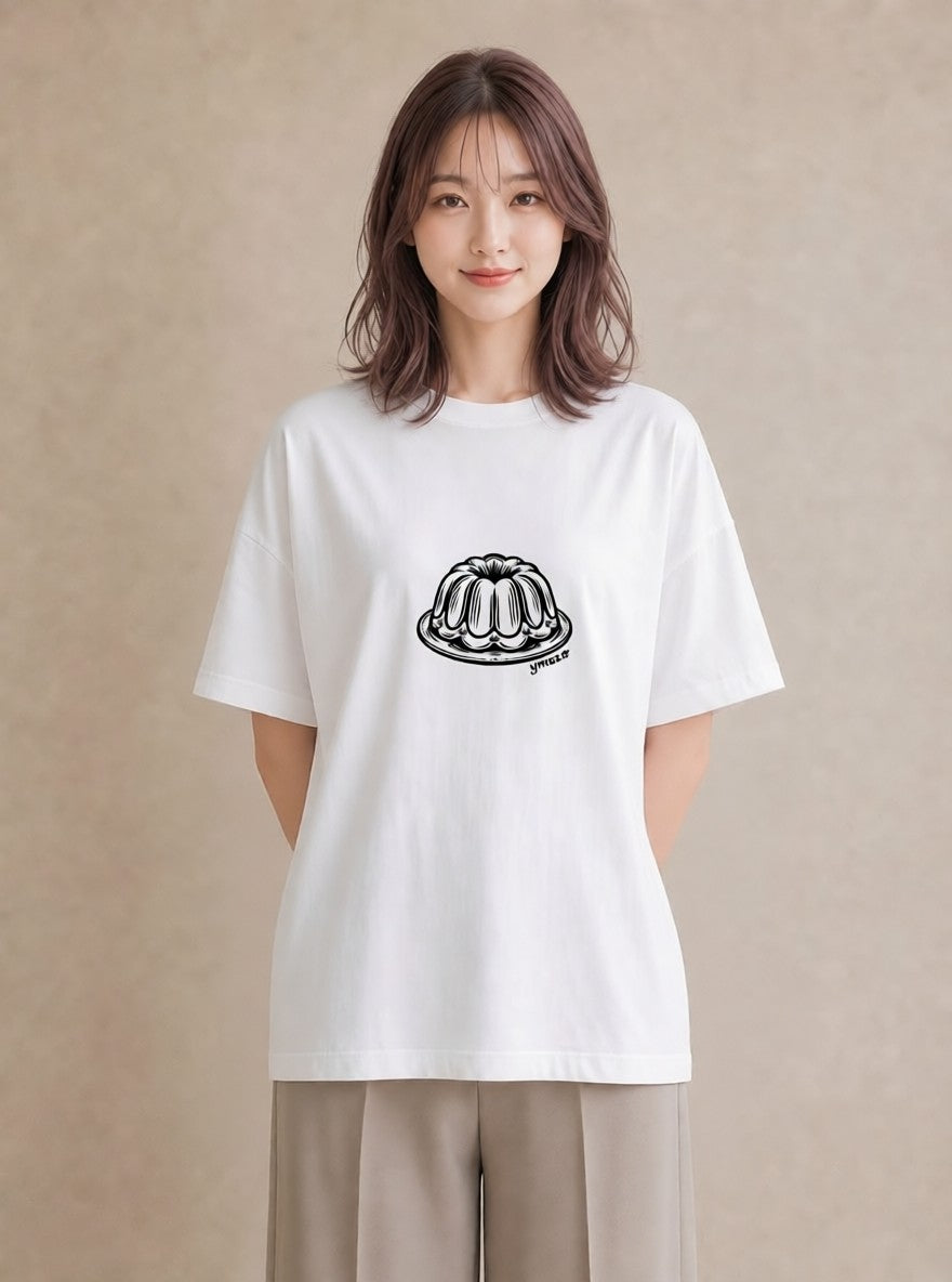 グラフィックTシャツ レディース スイーツ お菓子 デザート イラスト ミニマル ギフト 母の日 白T