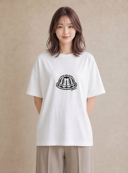 グラフィックTシャツ レディース スイーツ お菓子 デザート イラスト ミニマル ギフト 母の日 白T