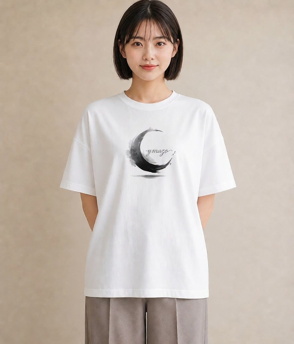 プリントTシャツ レディース 青の水彩 風景 ブルー ナチュラル アンティーク イラスト レトロ 親子 20代 白T