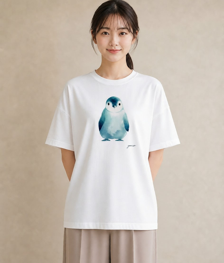Tシャツ レディース 桜文鳥 ペット 動物 イラスト 抜け感 休日 ペアコーデ 白T
