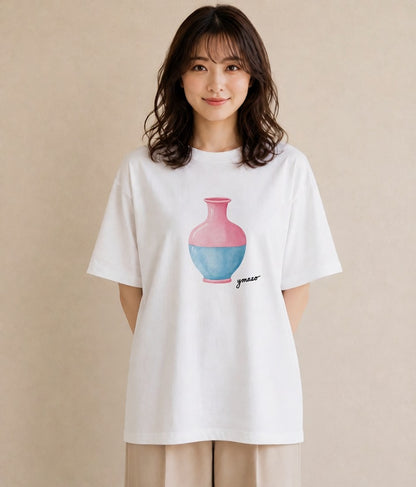 Tシャツ レディース ミルク 食べ物 フード イラスト きれいめ 母の日 ビーチ 白T