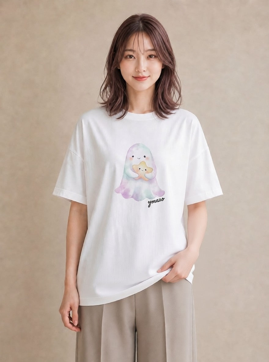 半袖Tシャツ レディース アザラシ 動物 アニマル イラスト シンプル 20代 カジュアルコーデ 白T