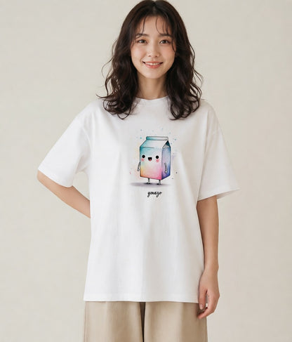 プリントTシャツ レディース クリームソーダ 食べ物 フード イラスト 抜け感 20代 カジュアルコーデ 白T