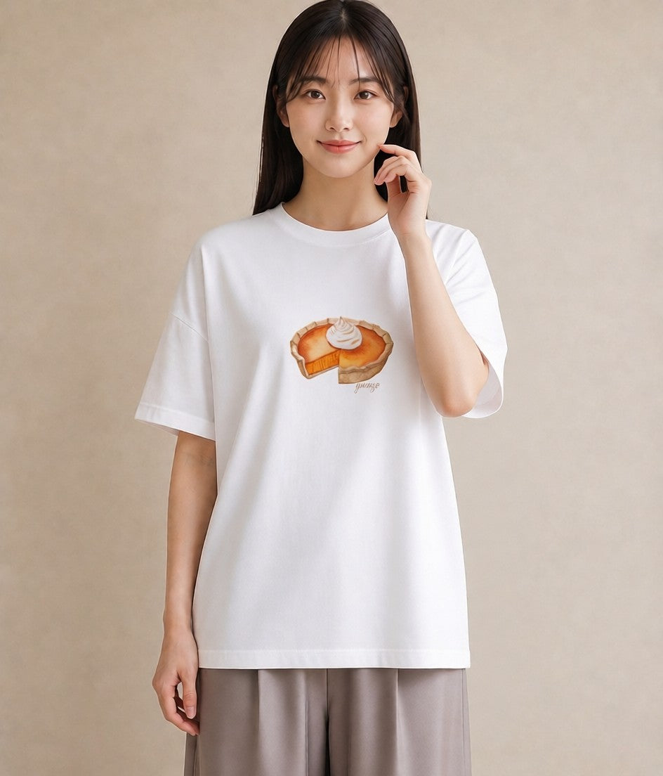 デザインTシャツ レディース あんみつ 食べ物 フード イラスト 個性的 母娘コーデ 自分用 白T