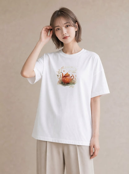 グラフィックTシャツ レディース 抹茶 食べ物 フード イラスト フェミニン ギフト 母の日 白T