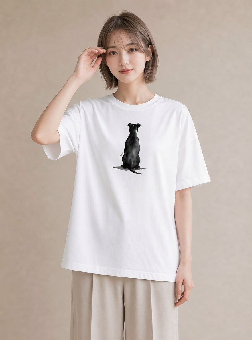 プリントTシャツ レディース ロシアンブルー 猫 ねこ イラスト 韓国風 女性 旅行用 白T