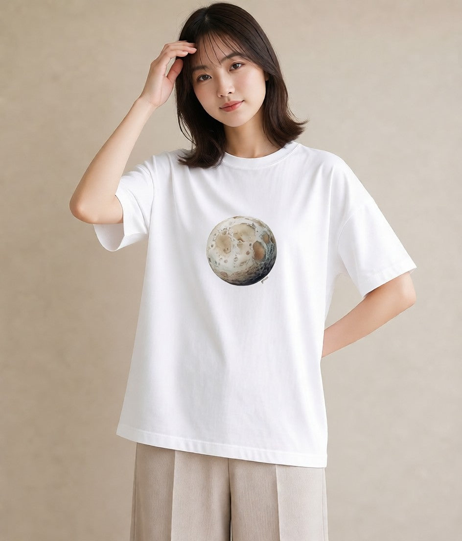 プリントTシャツ レディース 牡牛座 星空 宇宙 イラスト 可愛い 旅行 母娘コーデ 白T