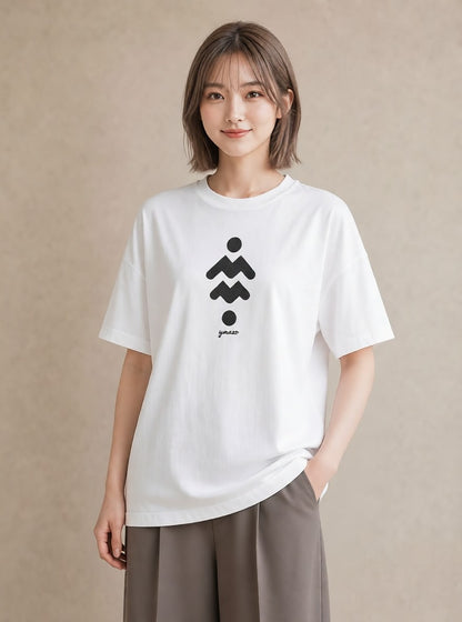 半袖Tシャツ レディース 手鏡 アンティーク レトロ ナチュラル イラスト 上品 友達ギフト 部屋着 白T