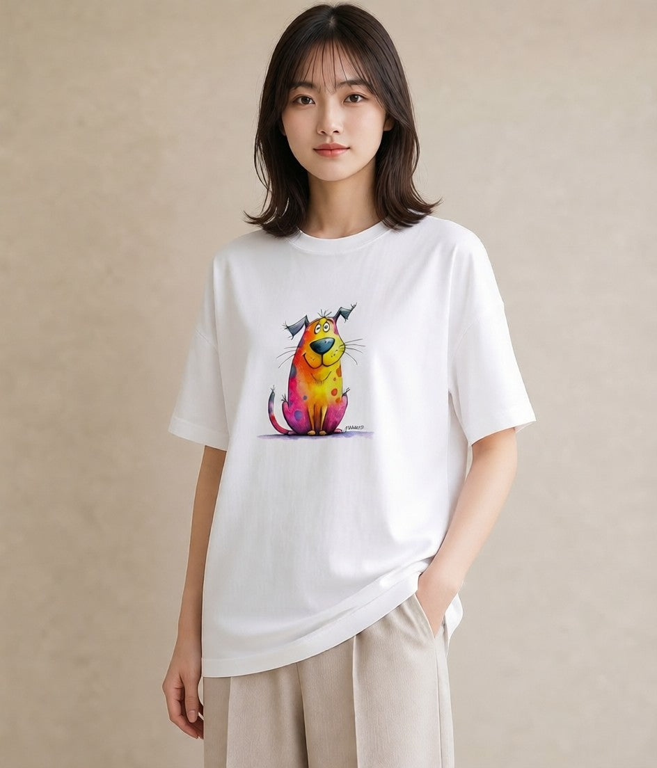 デザインTシャツ レディース ぶち猫 猫 ねこ イラスト シンプル 姉妹 送別ギフト 白T