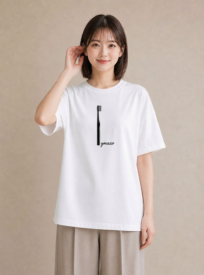 Tシャツ レディース 手鏡 アンティーク レトロ ナチュラル イラスト 個性的 通学 誕生日プレゼント 白T