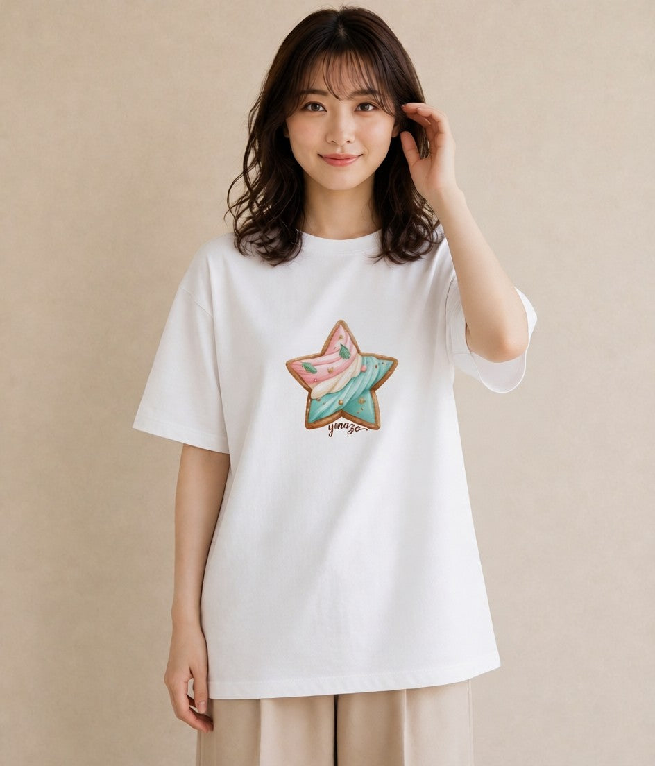 プリントTシャツ レディース たい焼き 食べ物 フード イラスト 母の日 ビーチ 白T