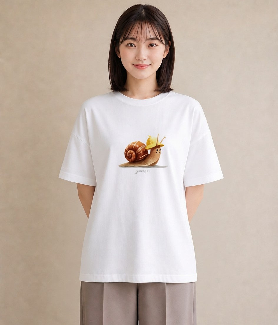 プリントTシャツ レディース ダンゴムシ 昆虫 虫 イラスト 旅行コーデ 自分用 ルームウェア 白T