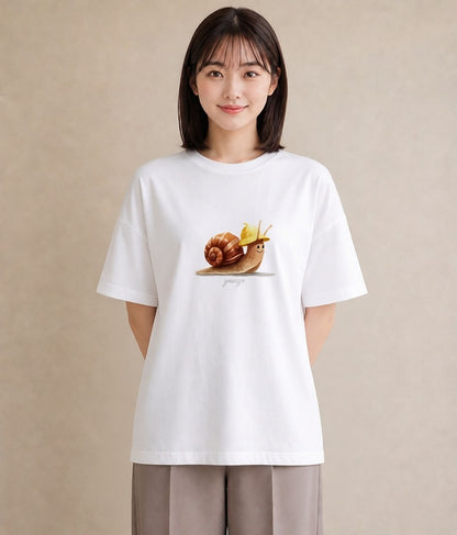 プリントTシャツ レディース ダンゴムシ 昆虫 虫 イラスト 旅行コーデ 自分用 ルームウェア 白T
